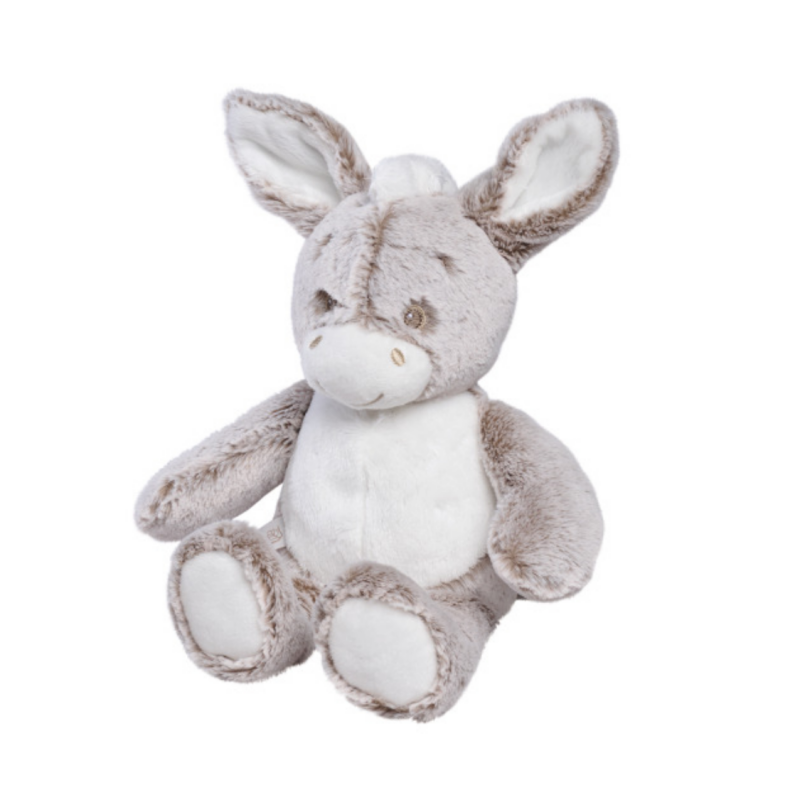  - peluche ethan lâne - gris blanc 22 cm 